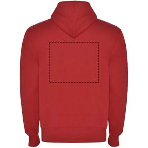 Roly Montblanc hoodie - unisex - katoen / polyester - 280 g/m2 - met rits - Achterzijde