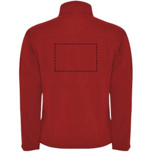 Roly Rudolph softshell jack - unisex - polyester - 300 g/m2 - winddicht - Achterzijde