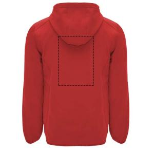 Roly Siberia softshell jack - unisex - polyester - 300 g/m2 - waterdicht - winddicht - Achterzijde
