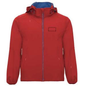 Roly Siberia softshell jack - unisex - polyester - 300 g/m2 - waterdicht - winddicht - Linker borst 