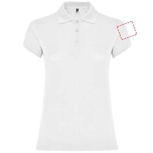 Roly Star polo - dames - katoen - 200 g/m2 - Schouder