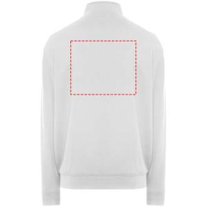 Roly Ulan sweater - unisex - katoen / polyester - 280 g/m2 - met rits - Achterzijde