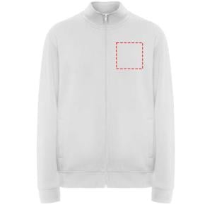 Roly Ulan sweater - unisex - katoen / polyester - 280 g/m2 - met rits - Borst