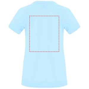 Roly Bahrain sportshirt - dames - polyester - 135 g/m2 - Bedrukking achterzijde