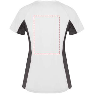 Roly Shanghai sportshirt - dames - polyester - 140 g/m2 - Achterzijde Roly Shanghai sportshirt - dames - polyester - 140 g/m2 - Achterzijde