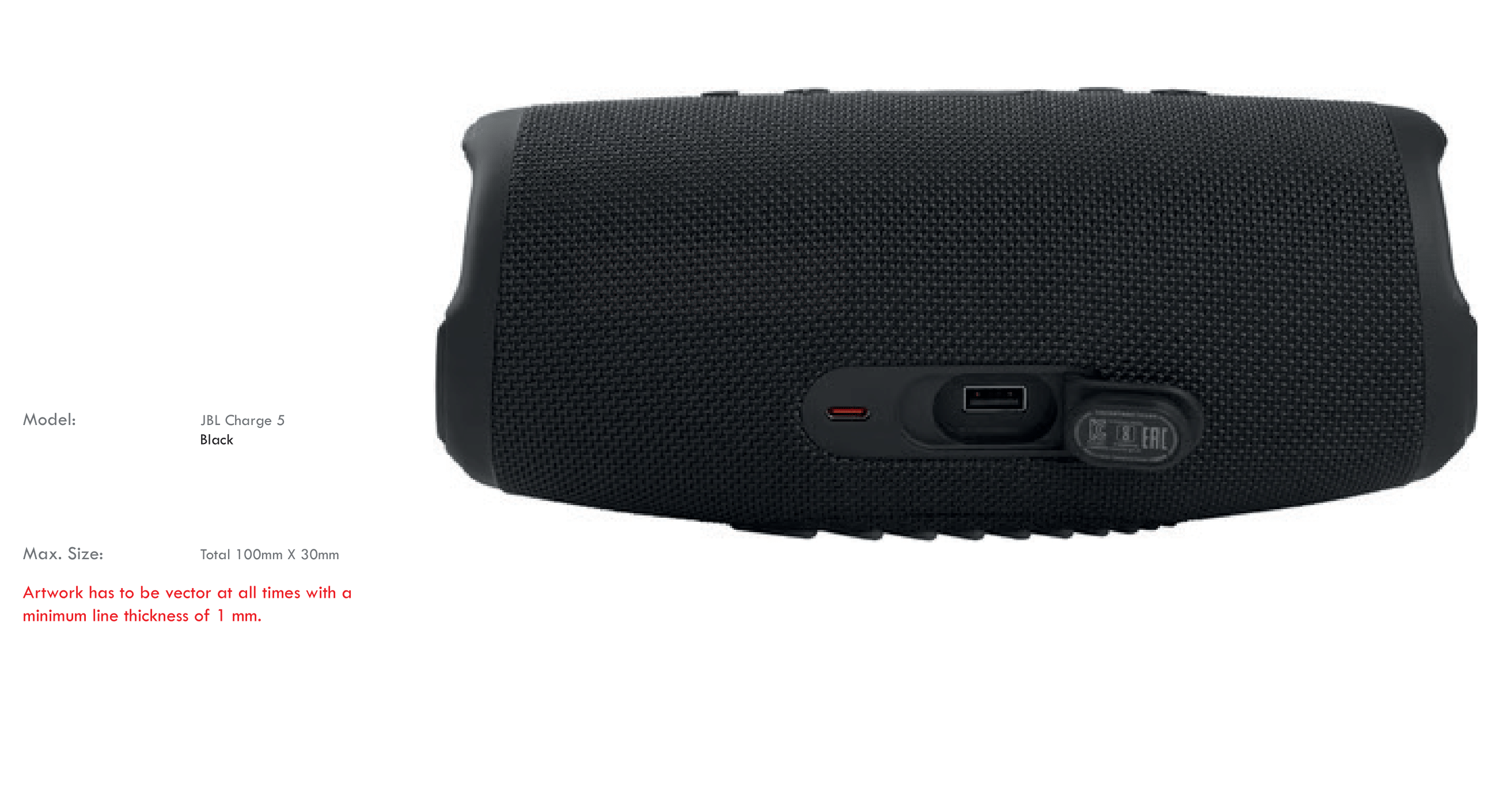 JBL Charge 5 - Full color print