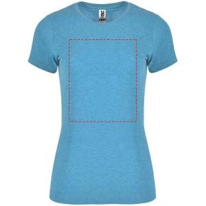 Roly Fox t-shirt - dames - polyester/katoen - 150 g/m2 - Voorzijde groot