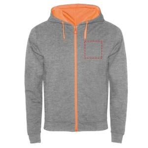 Roly Fuji sweatjack - unisex - katoen/polyester - 280 g/m² - Borst