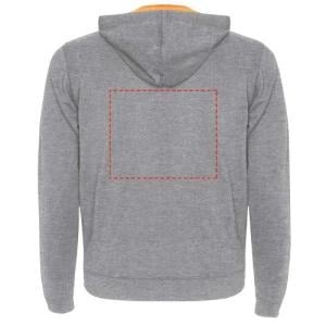 Roly Fuji sweatjack - unisex - katoen/polyester - 280 g/m² - Achterzijde groot