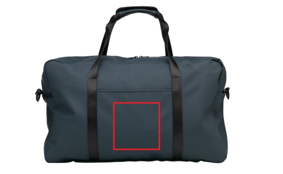 Lennon RCS Recycled PU Sports-/Travelbag - Bedrukking insteekvak Lennon RCS Recycled PU Sports-/Travelbag - Bedrukking insteekvak