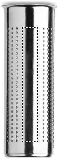 Thee infuser - siliconen - rvs filter - gravering