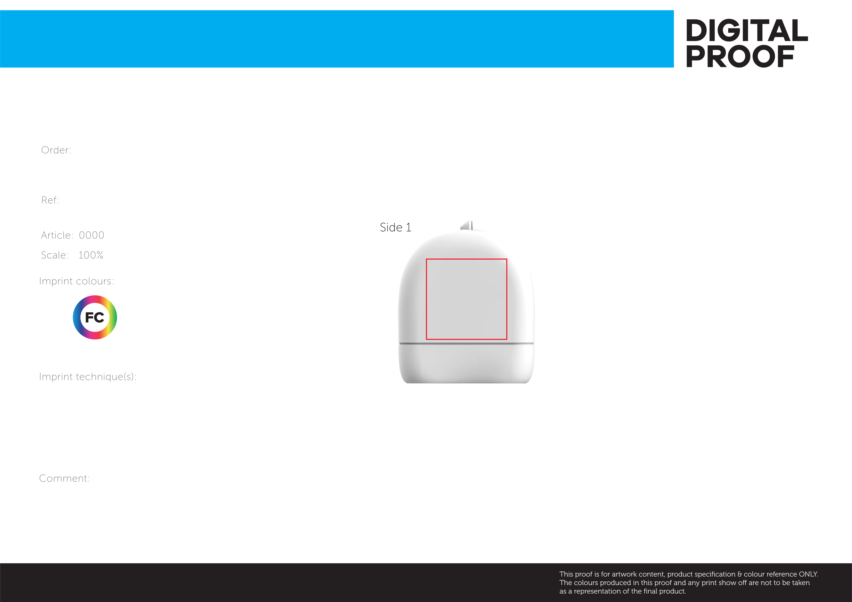 Xoopar ICE-R 60W - gerecycled plastic - uittrekbare USB-C en Lightning Kabel - Bedrukking
