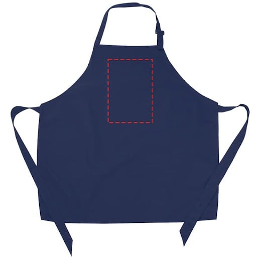 Kinderschort - 60x50 cm - katoen/polyester - met verstelbare nekband - Zeefdruk & digitaal transferdruk