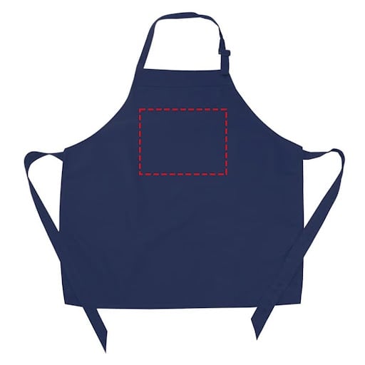 Kinderschort - 60x50 cm - katoen/polyester - met verstelbare nekband - Borduring