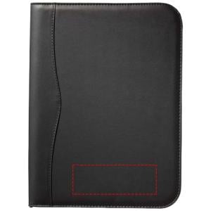 Ebony A4 zipper portfolio - Full color Ebony A4 zipper portfolio - Full color