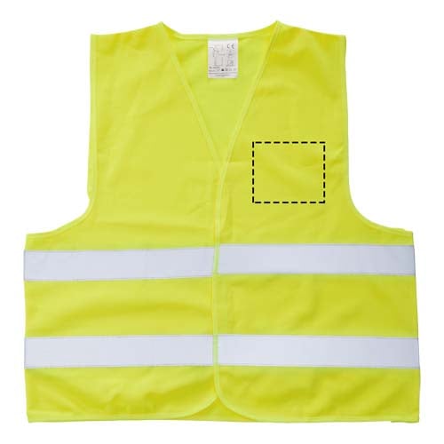RFX™ See-me veiligheidsvest - polyester - klasse ll - Bedrukking voorzijde RFX™ See-me veiligheidsvest - polyester - klasse ll - Bedrukking voorzijde
