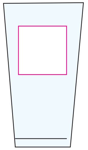 Bierglas 300ml - vaasje - Bedrukking