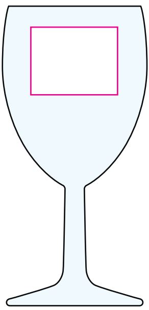 Brasserie wijnglas 245ml - Bedrukking