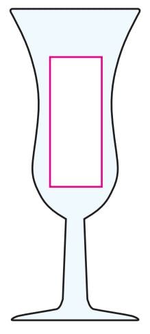 Intermezzo borrelglas 50ml - hoge voet - Bedrukking