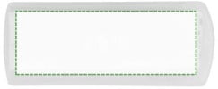 Frosted cassette met pleisters - kunststof - 5 latex pleisters - Bedrukking voorzijde (Standaard) 