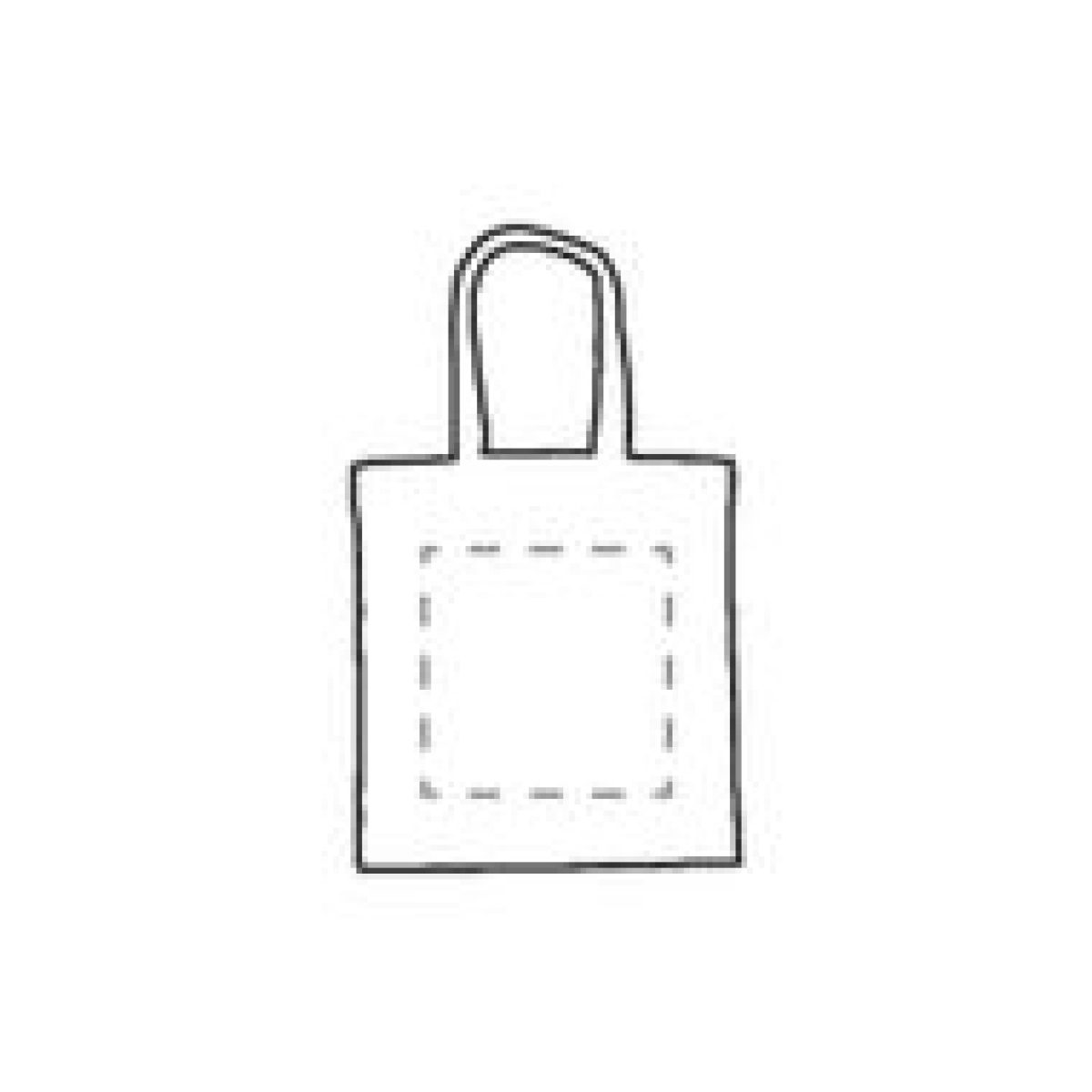 Feltro shopper - rPET vilt - 40 x 36 cm - katoenen hengsels - op 1e zijde