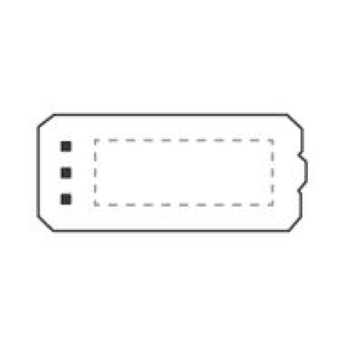 Stripe Plaster Box pleisters - op bovenzijde