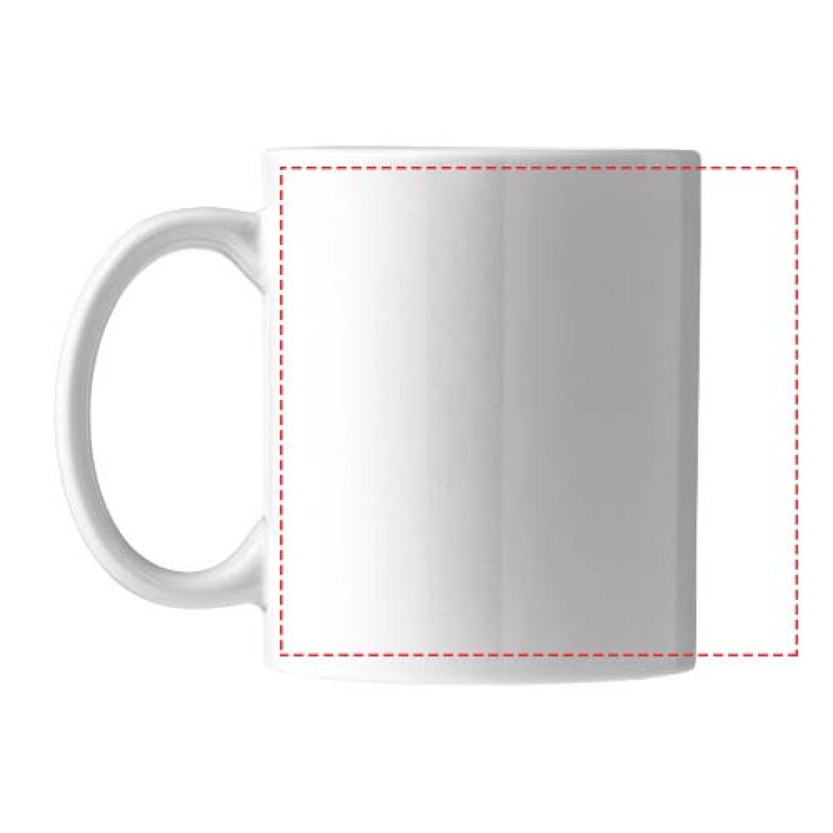 Pic fotomok 330ml - keramiek - wit - achterzijde