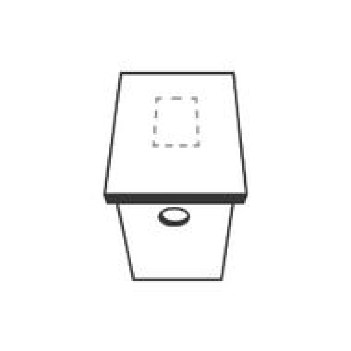 Birdhouse vogelhuisje - op bovenzijde