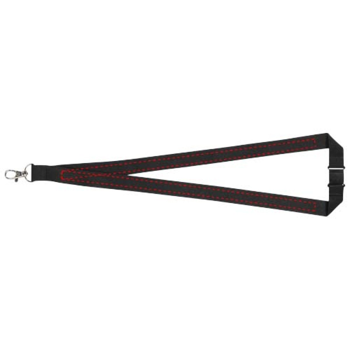 Lago lanyard - polyester - 20 mm - veiligheidssluiting - karabijnhaak - beide straps