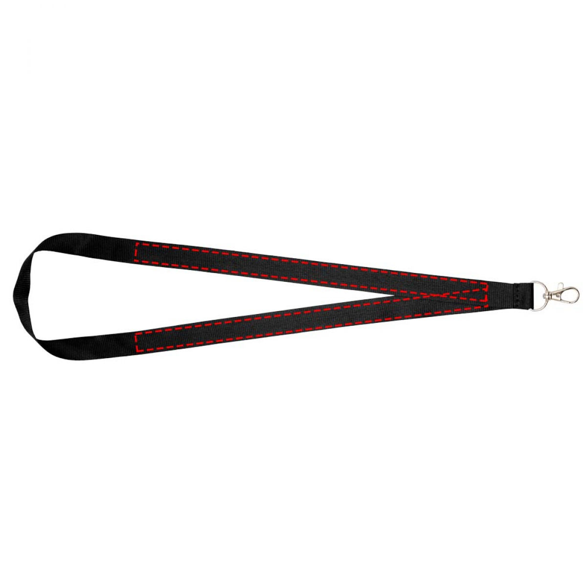 Impey keycord - polyester - 20 mm - karabijnhaak - Beide banden logo in dezelfde richting