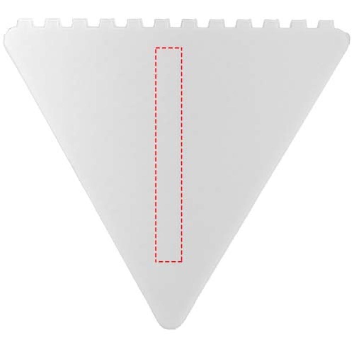 Frosty 2.0 ijskrabber - gerecycled plastic - driehoek - in de hoogte