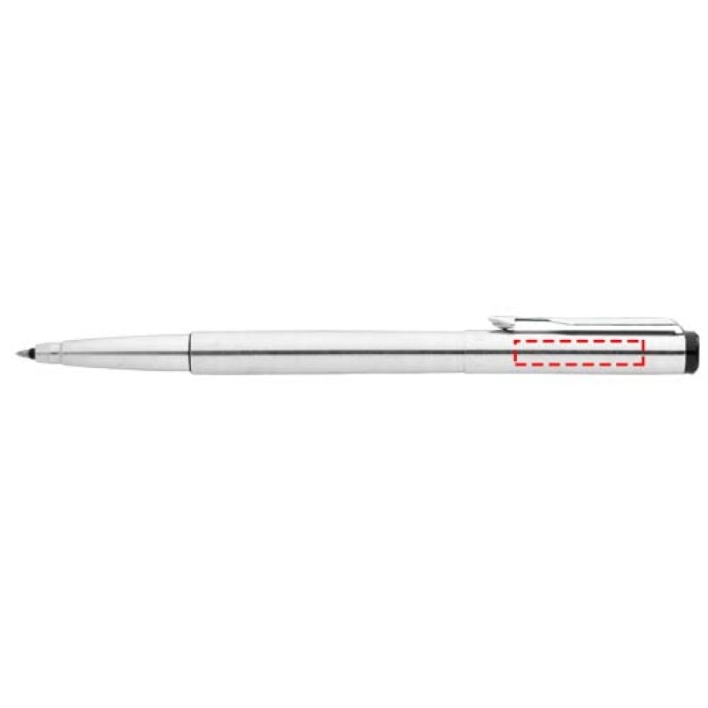 Parker Vector rollerbalpen - RVS - zwarte inkt - geschenkverpakking - Dop
