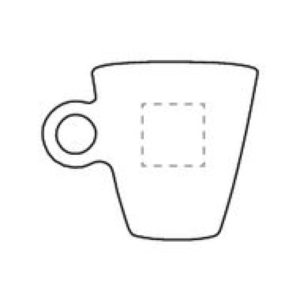 Lugano theeglas 320ml - transparant - op achterzijde individuele namen