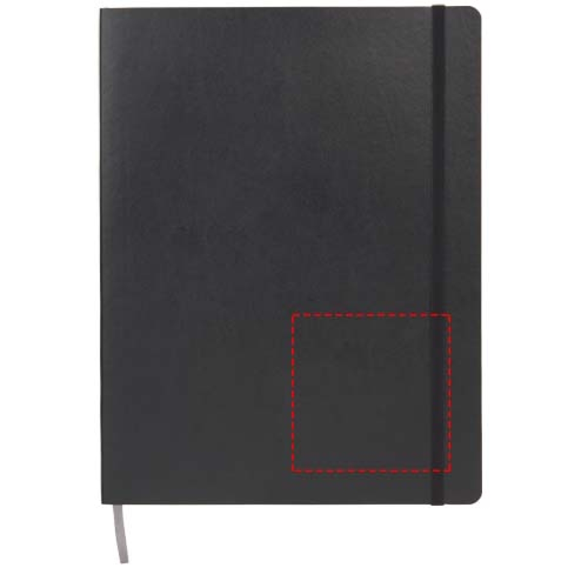 Moleskine Classic notitieboek - XL - kunstleer - 96 vellen - gelinieerd - ronde hoeken, bladwijzer en elastieksluiting - softcover - rechts onder