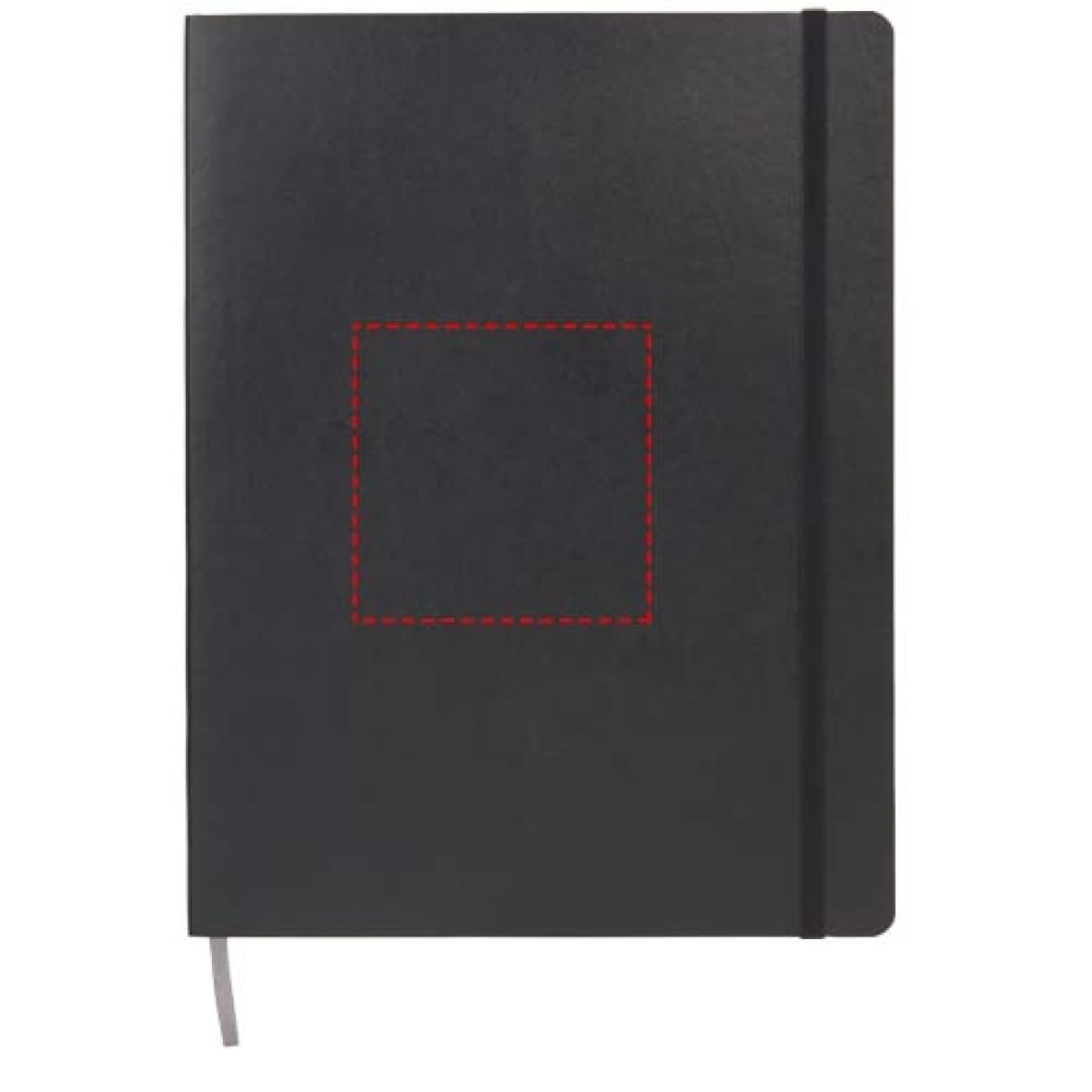 Moleskine Classic notitieboek - XL - kunstleer - 96 vellen - gelinieerd - ronde hoeken, bladwijzer en elastieksluiting - softcover - voorzijde