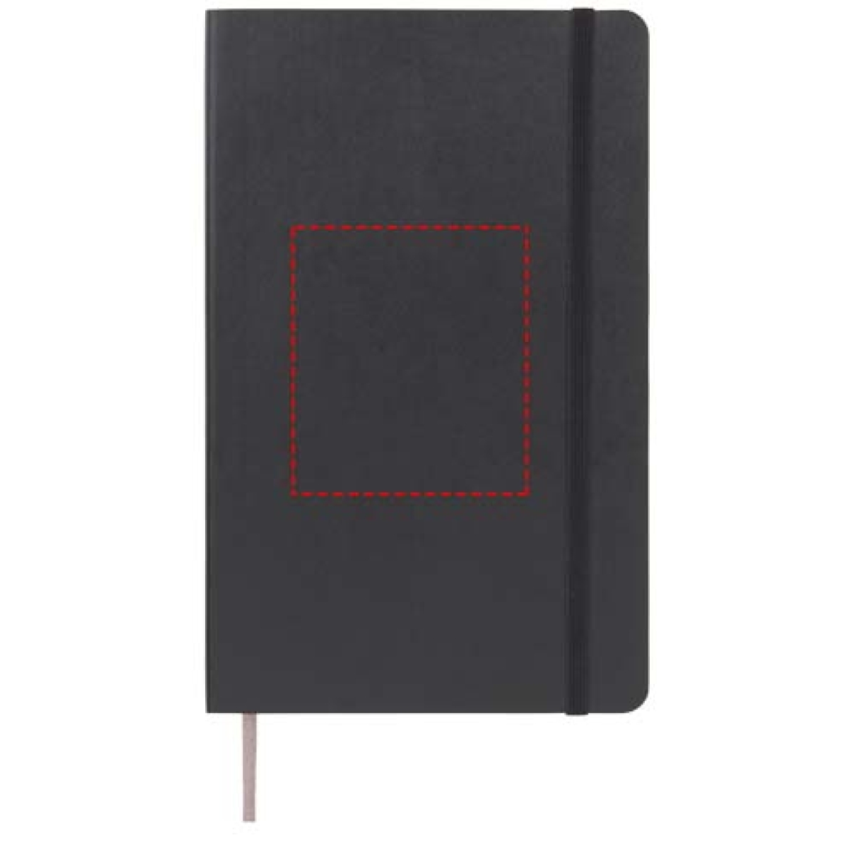 Moleskine Classic notitieboek - large - kunstleer - 96 vellen - gelinieerd - ronde hoeken, bladwijzer en elastieksluiting - softcover - voorzijde