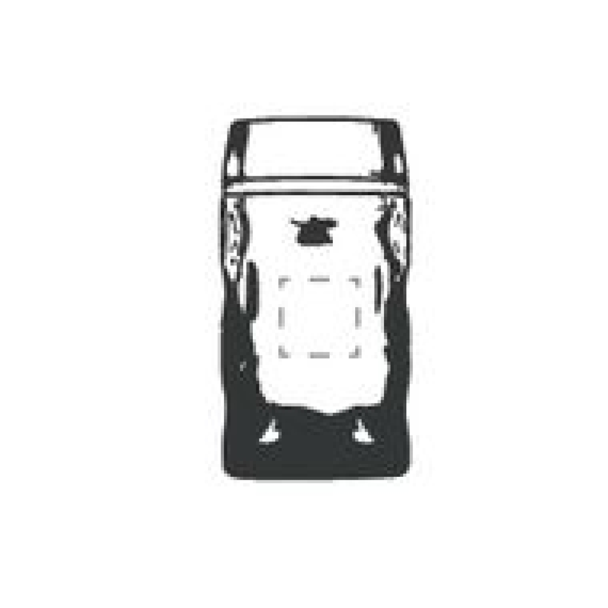 Oktober bierpul 500ml - transparant - op voorzijde