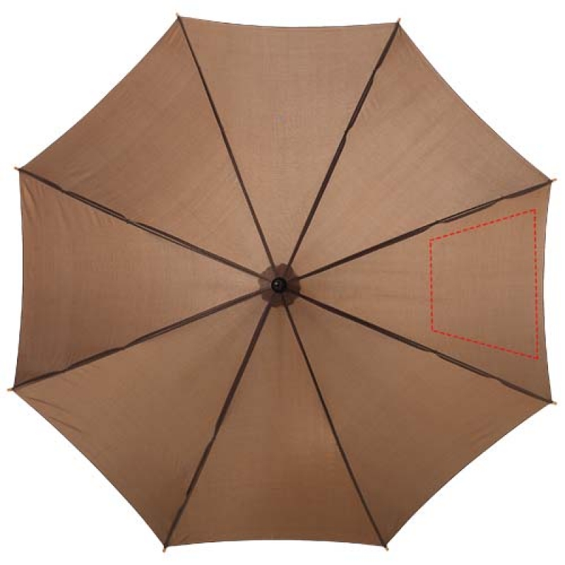 Paraplu hout - Ø 106 cm - automaat - 3de paneel