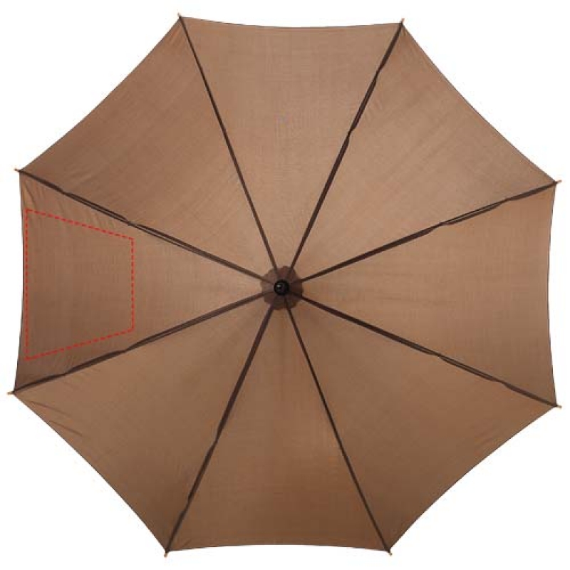 Paraplu hout - Ø 106 cm - automaat - 7de paneel