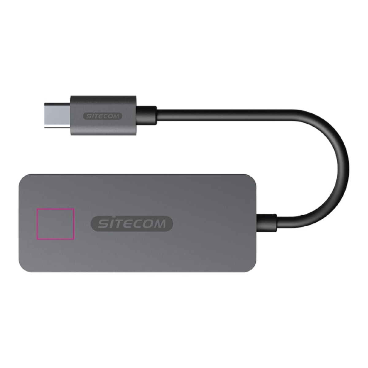 Sitecom USB-C naar 2x USB-A + 2x USB-C Hub - zijde 1
