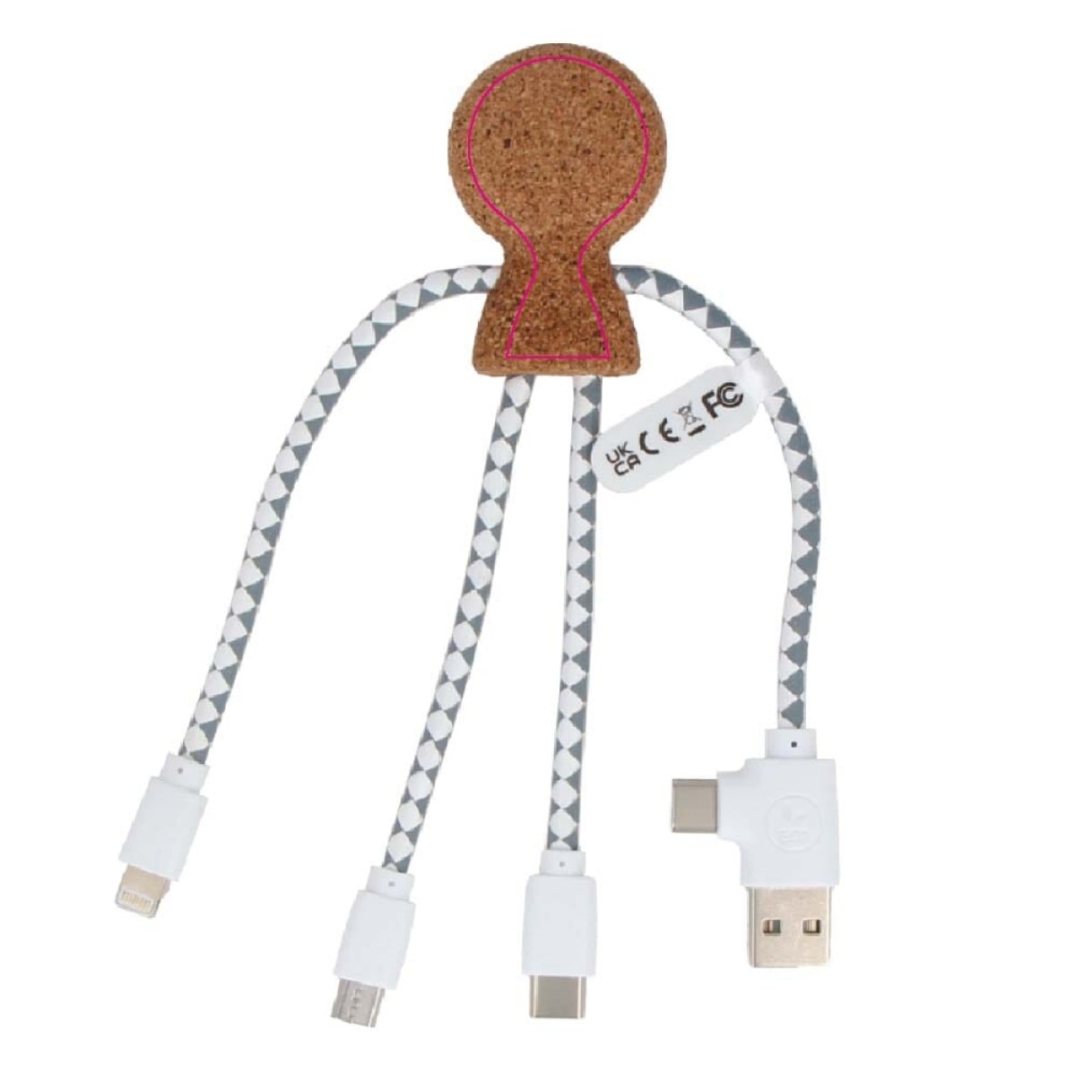 Xoopar Mr. Bio Cork Charging Cable - zijde 1