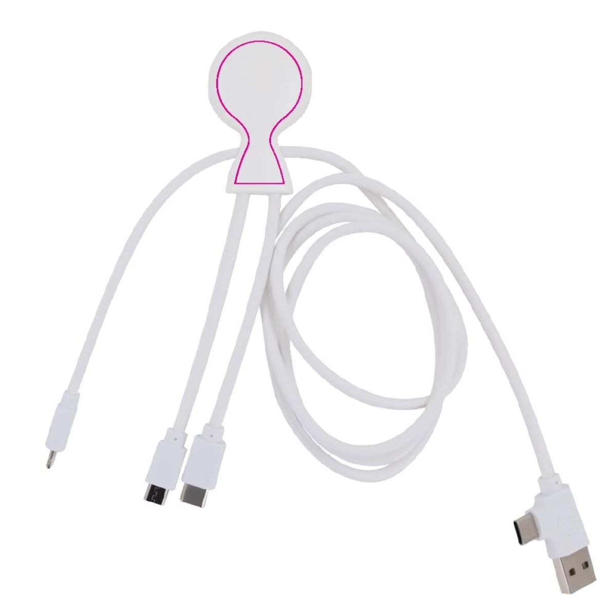 3199 | Xoopar Mr Bio Powerbank and cable pack 7.000mAh - voorzijde kabel