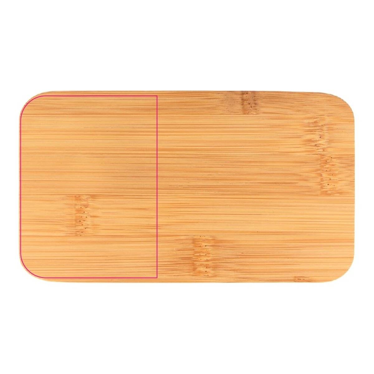 Bento lunchbox - gerecycled PP - elastische sluiting - bovenzijde links