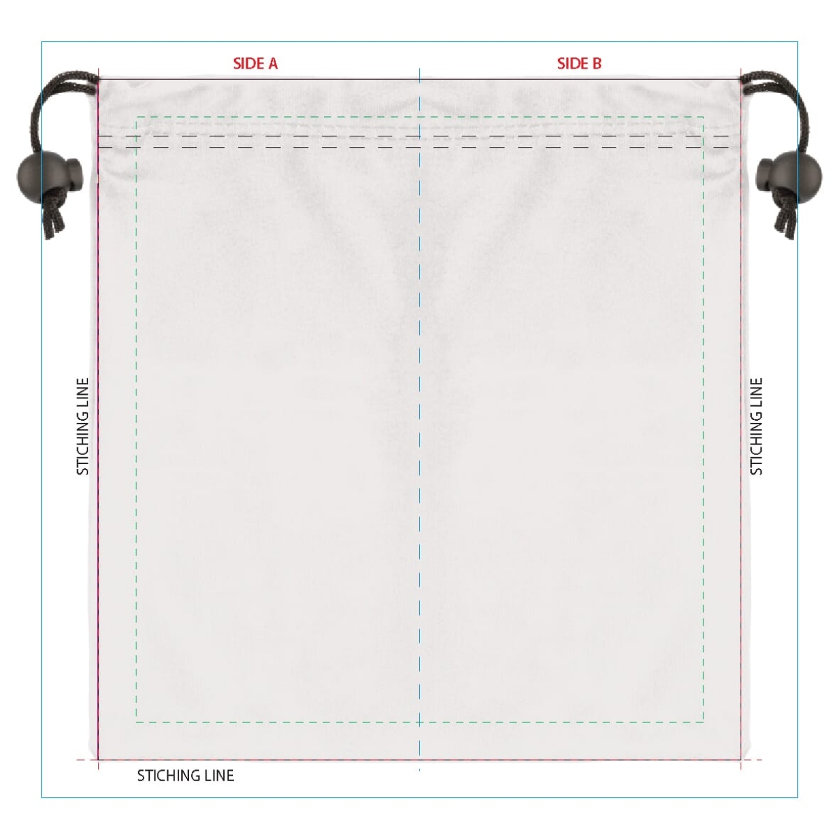 Microvezel Opbergpouch - op doekje