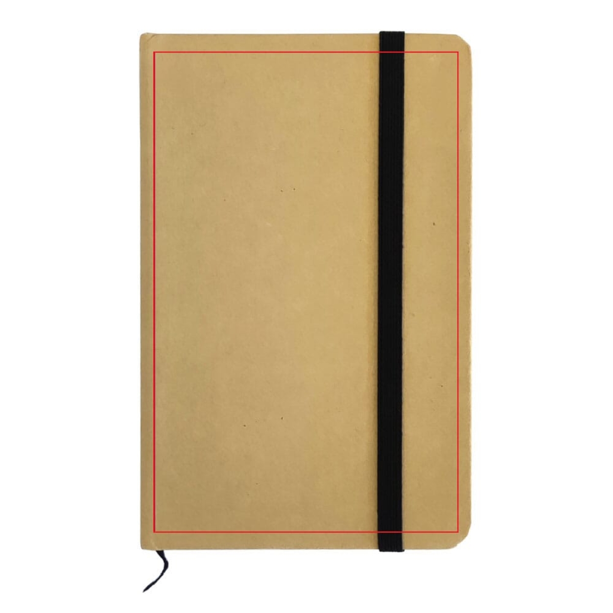 Notitieboek - A6 - karton - 80 vellen - gelinieerd - ronde hoeken - voorzijde