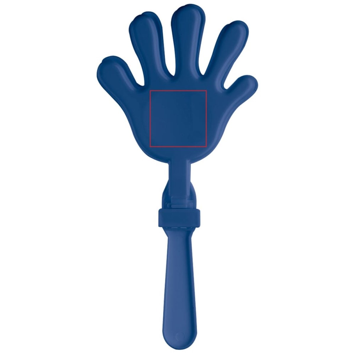 Handklapper - 18,5 cm - kunststof - zijde 2 Handklapper - 18,5 cm - kunststof - zijde 2