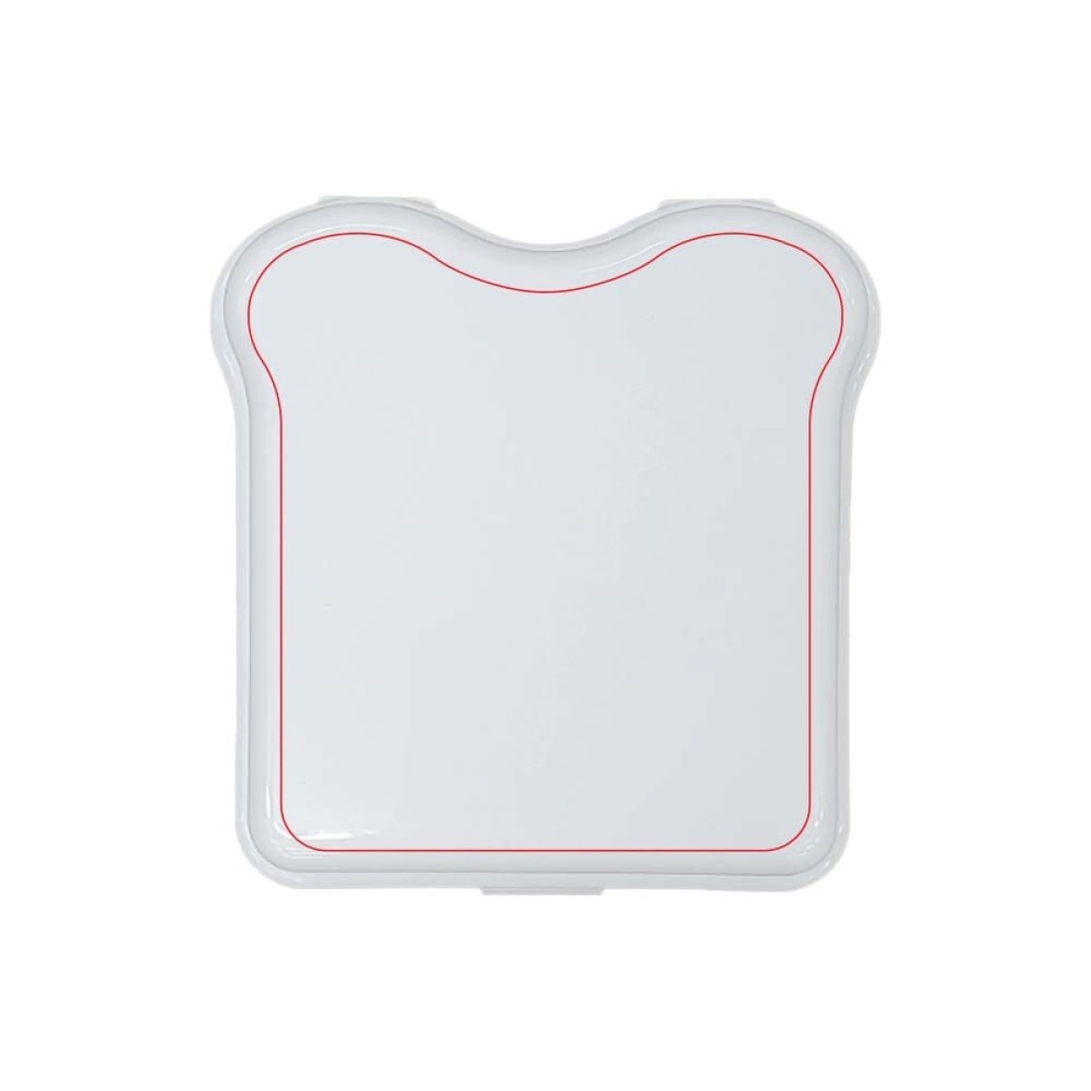 Boterhamvorm broodtrommel - PP - clipsluiting - made in Europe - Bovenzijde