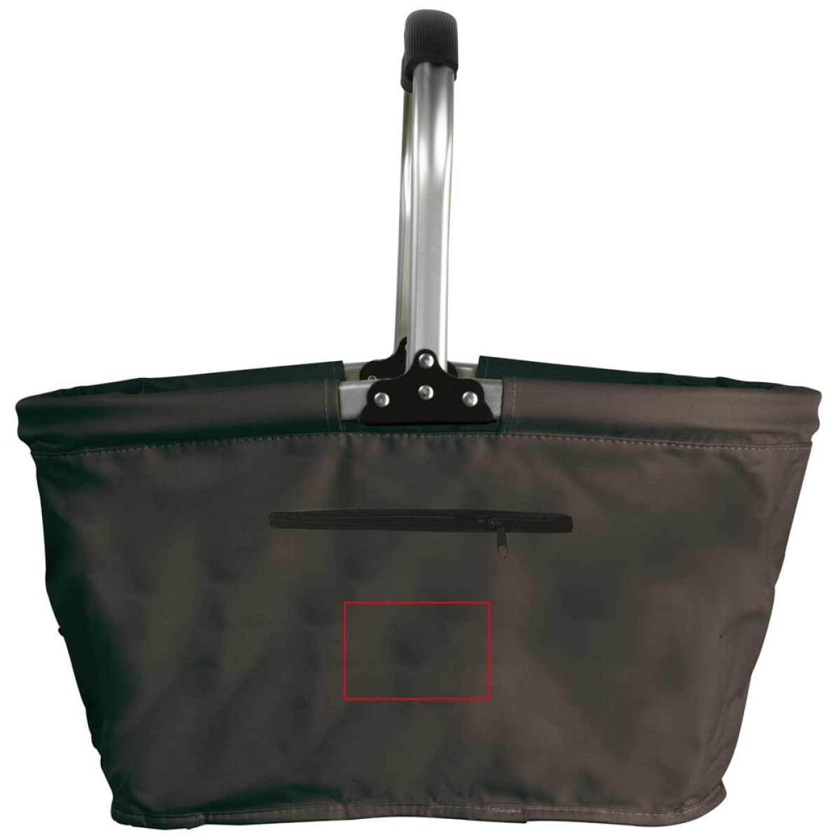 Opvouwbare picknickmand koeltas 25 L - polyester - draaghandvat - zijde 1 onder rits