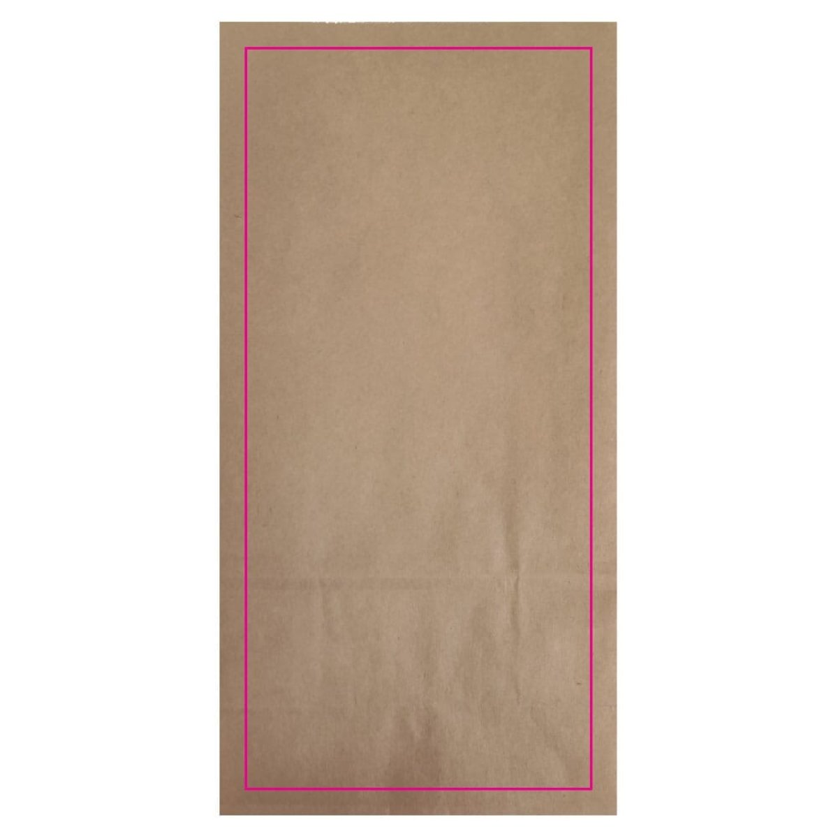 Papieren zak 70 g/m² - A4 - bruin - zijde 1