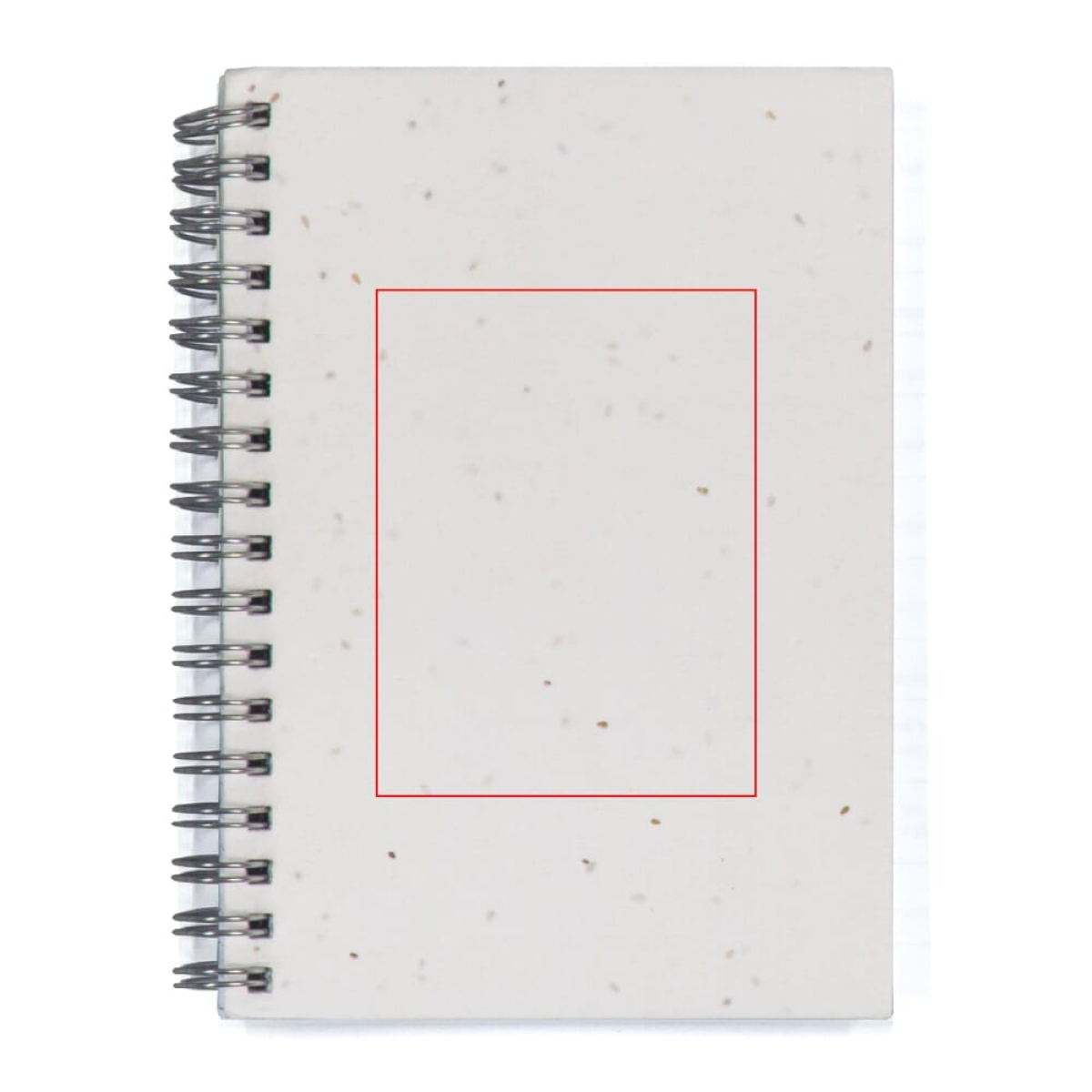 Spiraal notitieboek - A6 - zaadpapier - 50 vellen - voorzijde